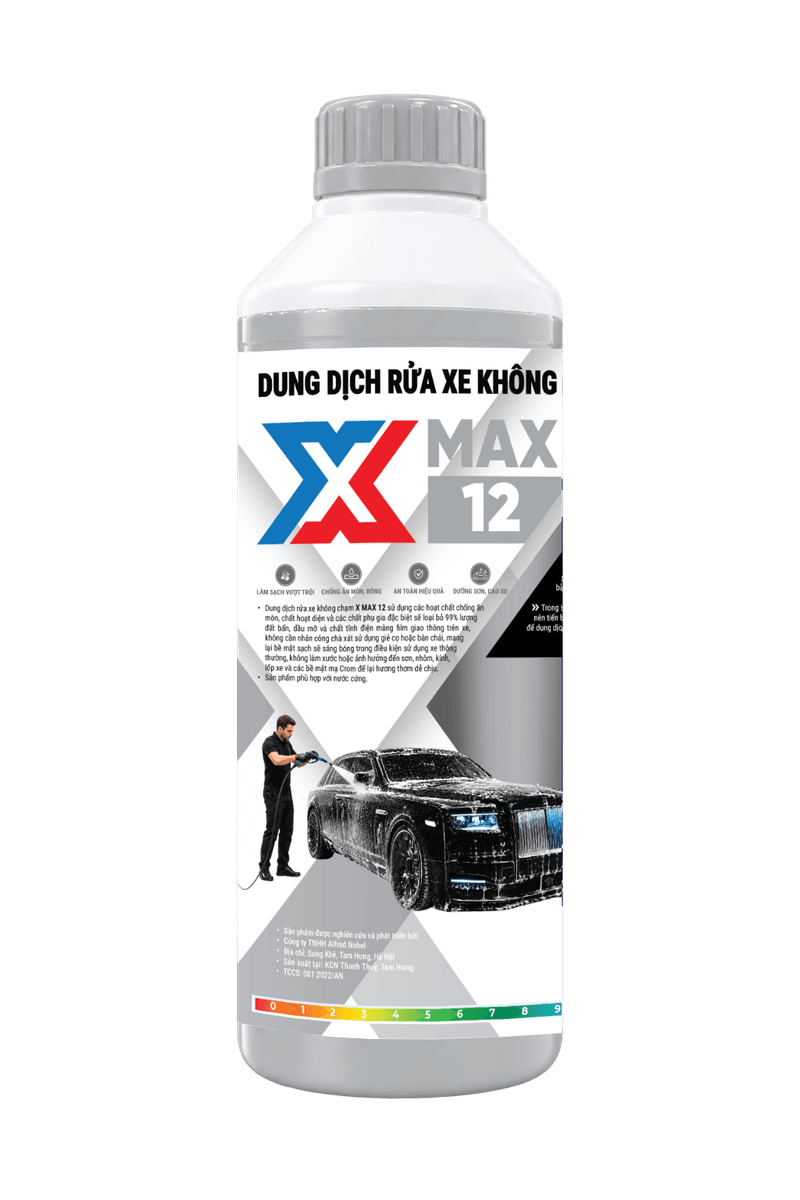 Dung dịch rửa xe không chạm cho xe tải và xe khách X-MAX X12 - Dung dịch làm sạch và chăm sóc phương tiện X-PRO