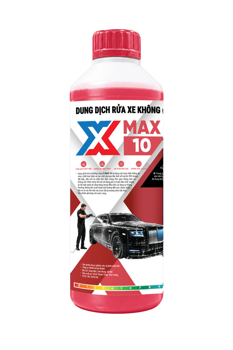 Dung dịch rửa xe không chạm cho xe tải và xe khách X-MAX X10 - Dung dịch làm sạch và chăm sóc phương tiện X-PRO
