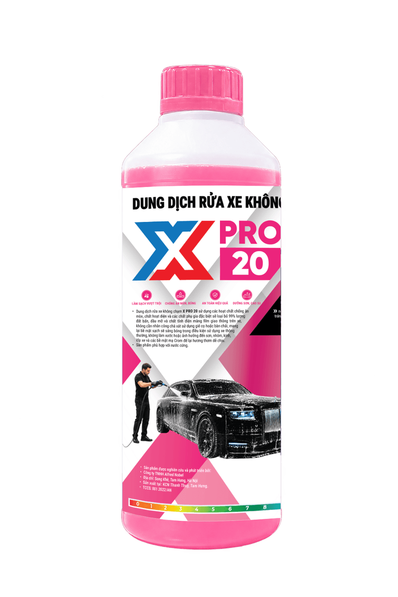 Dung dịch rửa xe không chạm X-PRO 20 - Dung dịch làm sạch và chăm sóc phương tiện X-PRO