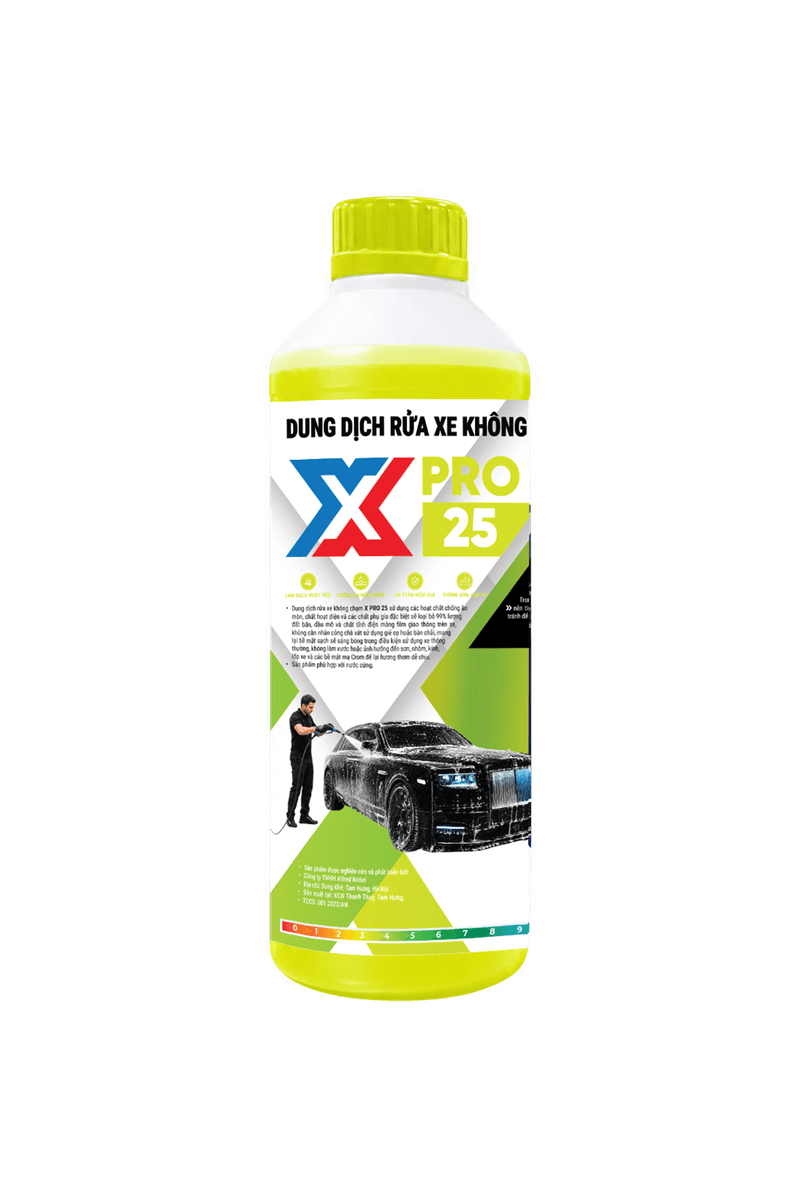 Dung dịch rửa xe không chạm X-PRO 25 - Dung dịch làm sạch và chăm sóc phương tiện X-PRO